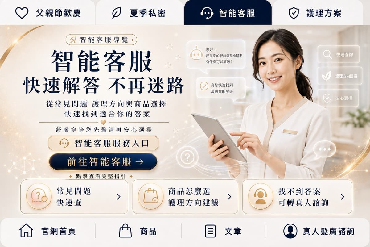 舒膚寧的圖文選單