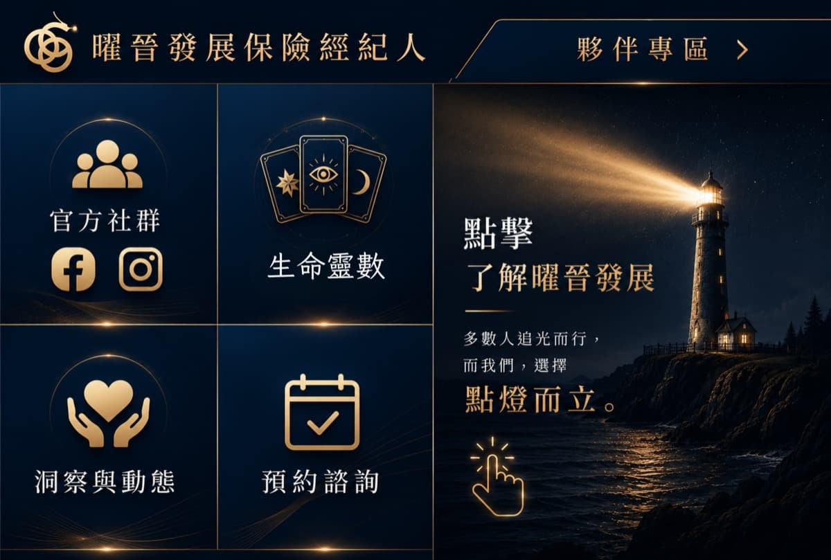 曜晉發展的圖文選單